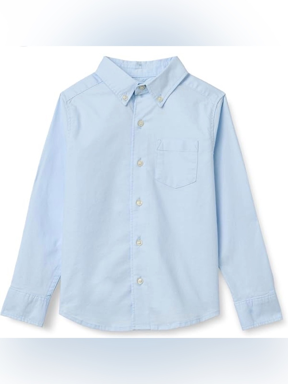 Amazon Essentials Boys' Light Blue Button-Down Shirt
